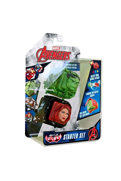 Battle Cubes Set 2 figurine de lupta Avengers, Hulk vs Black Widow