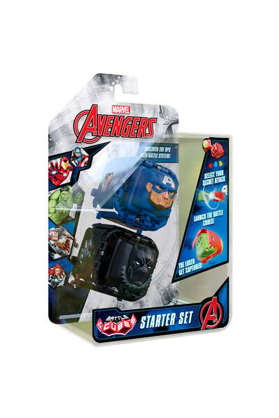 Battle Cubes Set 2 figurine de lupta Avengers, Captain America vs Black Panther