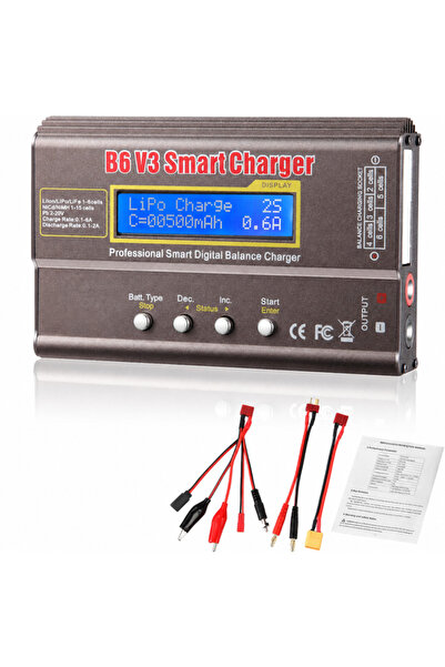 OEM Încărcător inteligent IMAX B6 V3 80W 6A pentru baterii LiPo, Li-Ion, LiHV...