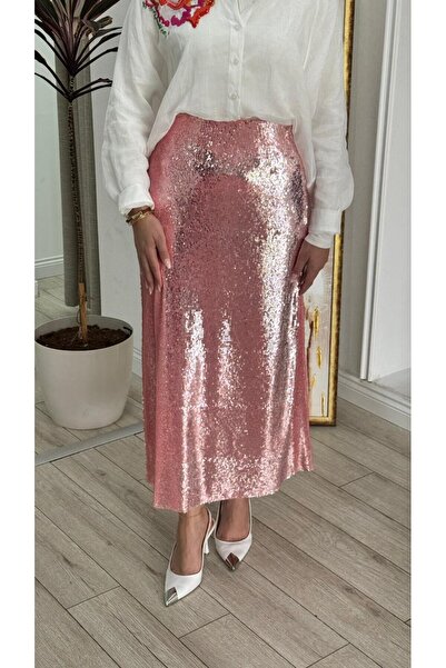 KAHMA COLLECTİON Kahma Pullu Etek 26Y29319