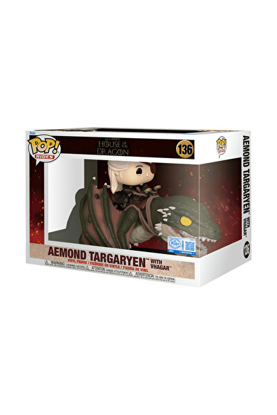 Funko Game of Thrones Pop! Rides Deluxe Aemond Targaryen with Vhagar Exclusiv...