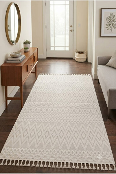 Sisal Dokulu Gri Yolluk: Oturma Odası, Mutfak ve Balkon İçin Modern Yıkanabilir Kilim