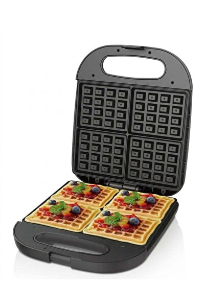 Generic 1500W 4-Slice Non-Stick Electric Waffle Maker with Temp Control