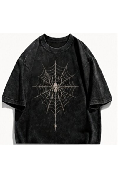 classy moda Unisex Colorful Oversize Printed T-Shirt Streetwear Comfortable F...