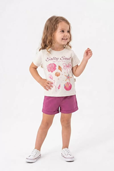 Mariposa Secret 1/5 Year Old Basic T-Shirt and Shorts Children's Set