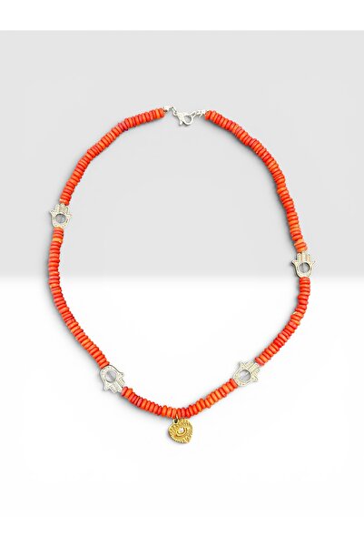 Mimoza Accessories Hamsa Evil Eye Necklace