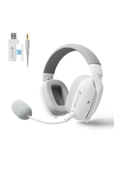 Choice White ATTACK SHARK L80PRO Wireless Gaming Headset 2.4G Bluetooth Wired...