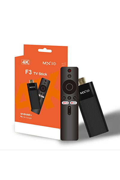 Choice black Ultra HD 4K Android TV Stick MX10-F3 Stick Mini Home TV Stick H3...