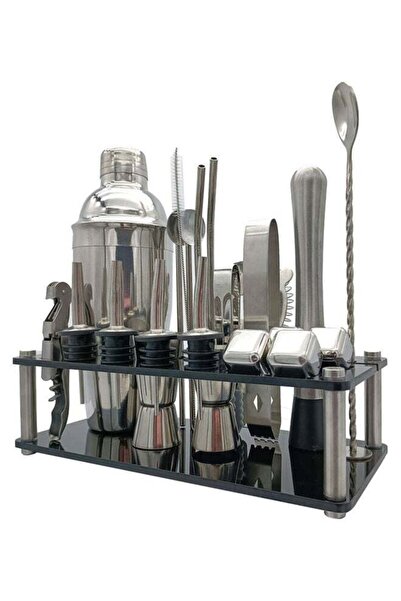 Generic طقم كوكتيل متعدد الألوان، 23 قطعة، 27.50 × 10.00 × 13.50 سم