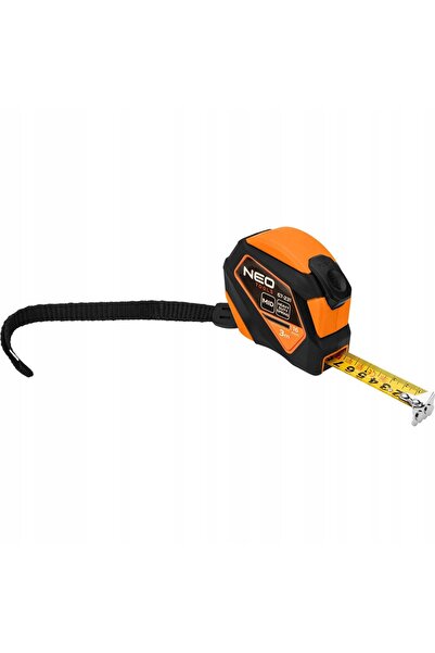 NEO Tools NEO MIARA ZWIJANA STALOWA 3m X16mm AUTO BLOKADA PRZYCISK STOP MAGNE...