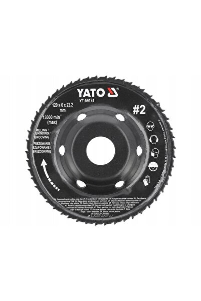VOREL by YATO YATO Disc de frezat convex pentru polizor 120x6mm NR2 YATO YT-5...