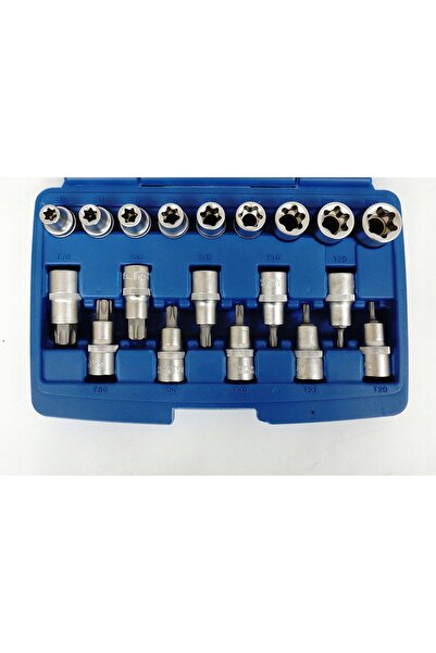 SilverTools SILVER SET DE CAPETE TORX CAPETE CHEI CU CAP E-TORX 1/2 19E SK-01...