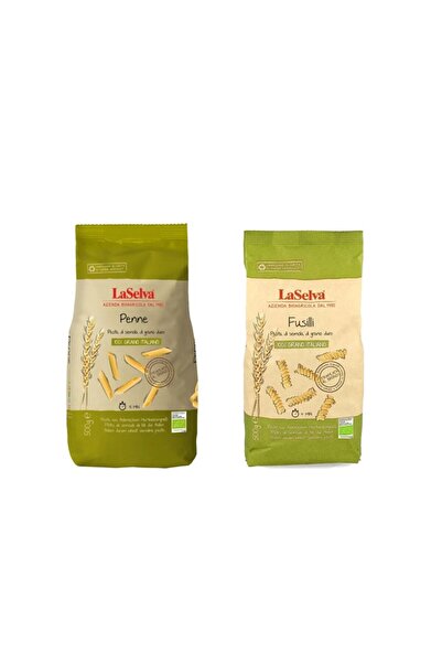 La Selva Pachet paste bio LaSelva – Fusilli bio din grâu dur 500g + Penne bio...