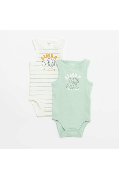 KIABI 2-Pack Disney Sleeveless Bodysuits WHITE