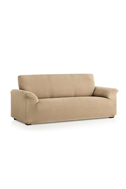 McDecor Ελαστικό Κάλυμμα Τριθέσιου Καναπέ Ντέλος Λινό
