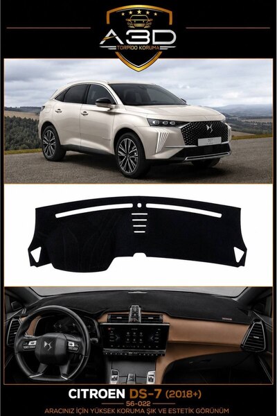 A3D TORPİDO KORUMA Citroen Ds-7 (2011-2018) Front Dashboard Protection Protec...