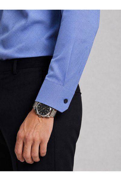 Etikmen Stone Blue Slimfit Men's Shirt