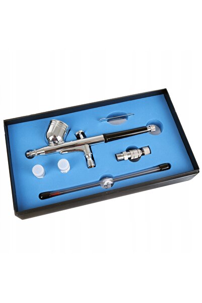 TC Technic Aerograf model 3x duze 0,2mm 0,3mm 0,5mm + Kit conectori cu eliber...