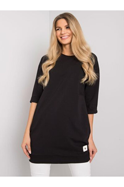 Relevance Women's Sweatshirt, RELEVANCE, Cotton, 3/4 Sleeve, Black, model RV-...