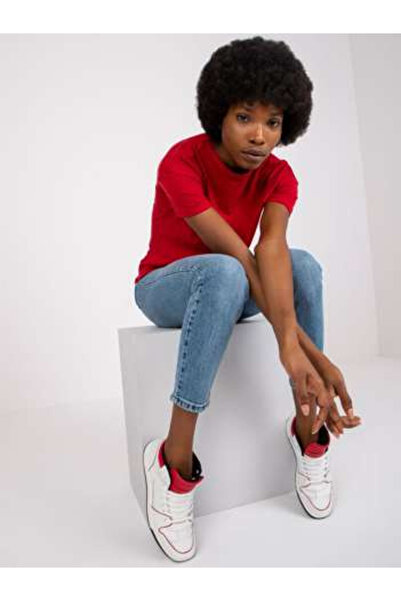 Mayflies Tricou Dama, Mayflies, Bumbac, Maneca scurta, Rosu inchis, model TW-...