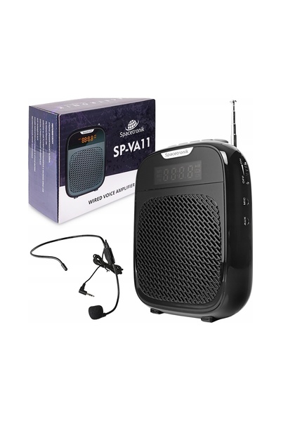 Spacetronik Microfon cu amplificare vocală prin cablu 10W, autonomie 38 ore +...