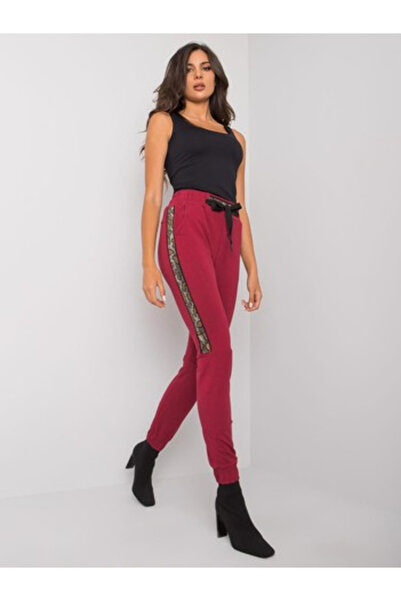 Relevance Pantaloni Trening Dama, RELEVANCE, Bumbac, Sport, Bordo, model RV-D...