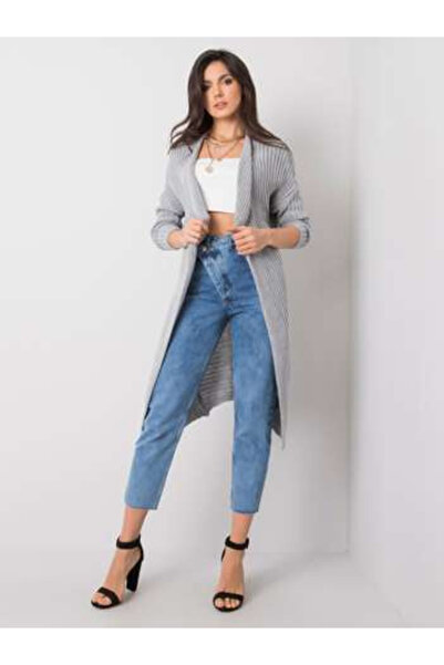 Och Bella Women's Cardigan, Och Bella, Acrylic, Long Sleeve, Gray, model TW-S...