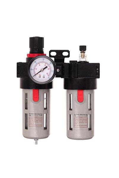 TC Technic Reductor de presiune de 1/2″ cu filtru, separator de umiditate și ...