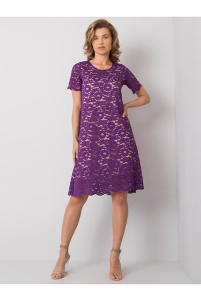 LAKERTA Rochie Dama Mini, Imprimat, LAKERTA, Mov de Ocazie Nunta