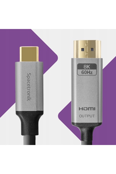 Spacetronik Adaptor USB-C 3.1 HDMI 8K Cablu Kch-spa015 1.5m Convertor