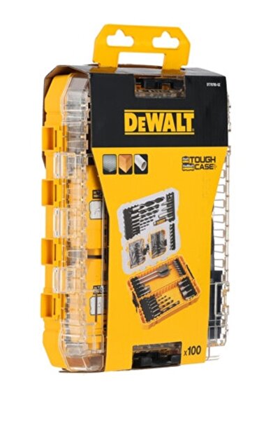 Dewalt SET DE BITURI ȘI CAPETE DE GĂURIT ÎN CUTIE TUGICAȚĂ, 100 BUCĂȚI DT70785