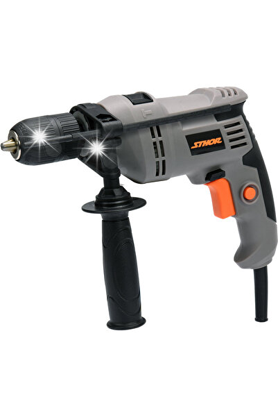 Sthor Mașină de găurit electrică cu percuție, putere reglabilă 600W