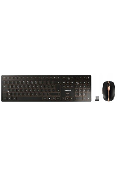 Cherry DW 9000 SLIM Set Tastatură și Mouse Wireless QWERTY Negru