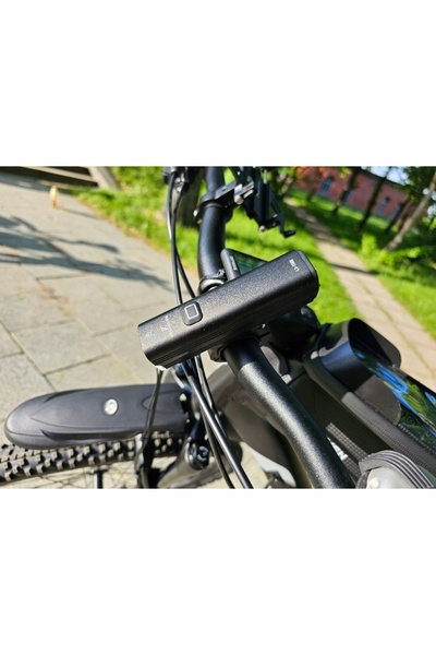 KINGSEVEN Lampă puternică pentru bicicletă, lumină frontală LED 1000lm, lante...