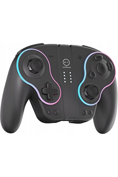NO BRAND Controler wireless pentru Nintendo Switch Joypad Bluetooth RGB USB-C