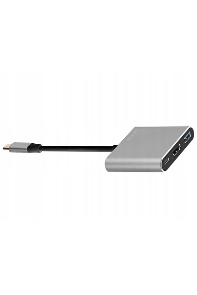 Tracer Adaptor Hub 3 în 1 USB-C la HDMI 4K USB-A 3.0 USBC-HDMI