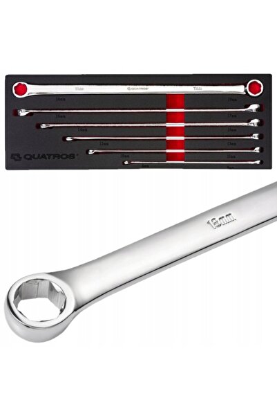Quatros Set de chei tubulare extra lungi PENTRU ȘURUBURI DETERIORATE 8-19mm