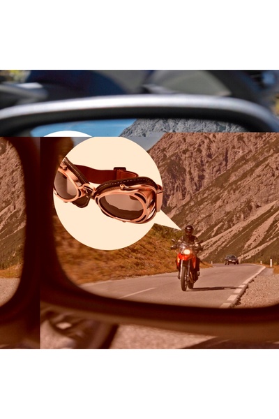 NO BRAND Ochelari de motocicletă vintage stil pilot pentru scuter