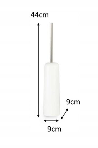 umbra Perie de toaletă Touch ALBĂ