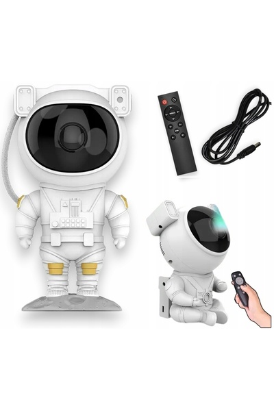 Heckermann LAMPĂ DE NOAPTE LED PROIECTOR PROIECTOR STELE ASTRONAUT PENTRU COP...