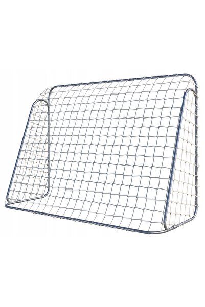 Carruzzo Poartă metalică mare, stabilă, cu plasă, pentru fotbal, 215x150cm