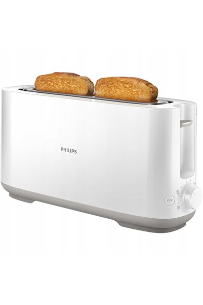 Philips Toster HD2590/00 1030W cu deschidere lungă și încălzitor încorporat