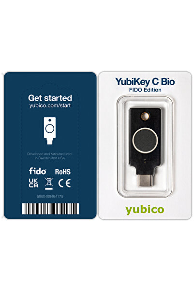 NO BRAND Cheie de securitate pentru bancare U2F Yubico YubiKey BIO C versiune...