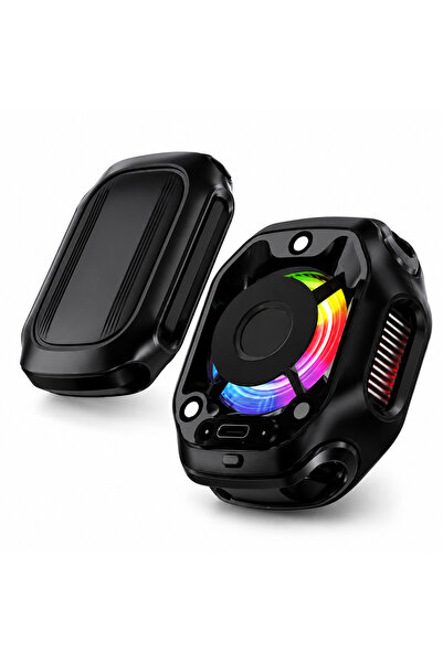 MINO TECH MEMO CX12 Manyetik Telefon Soğutucu Fan RGB LED Type-C Mobil Oyun S...