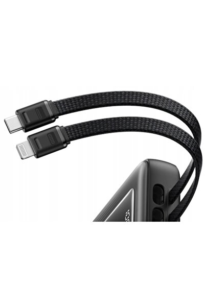 Anker Powerbank Zolo 20000 mAh A1681G11 30W cu cablu USB-C și Lightning MFI