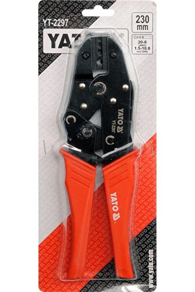 yato Clești pentru sertizarea conectorilor electrici 1.5-10mm², din oțel, 220...