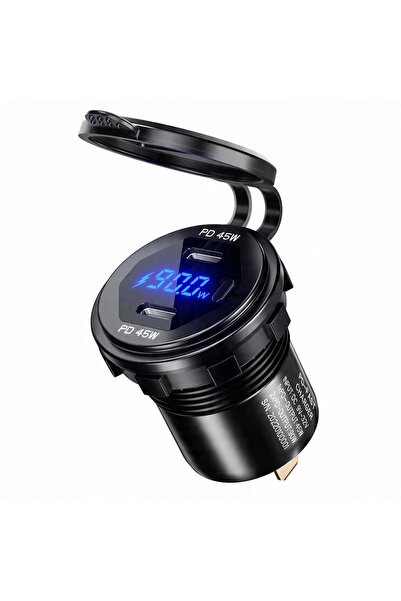 NO BRAND Mufa încărcător USB-C PD 90W MOTOR pe ghidon