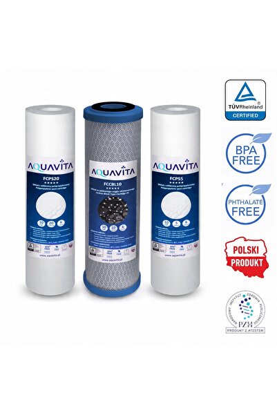 Aqua Vita Set complet de cartușe pentru filtru de apă osmoză RO8 AQUAVITA AV-...