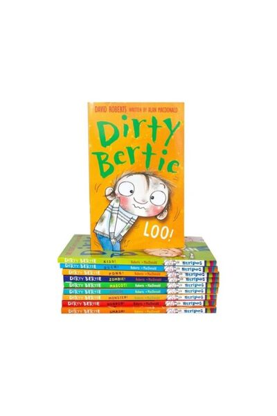 Stripe Dirty Bertie - Series 3 - Full 10 Books Collection Set (Pirate, Dinosa...