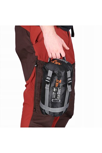 NILS CAMP Sac de dormit turistic ultraușor tip mumie cu glugă pentru sub cort...